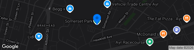 Map showing Somerset Park