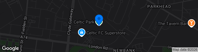 Map showing Celtic Park