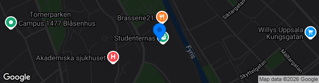 Map showing Studenternas IP