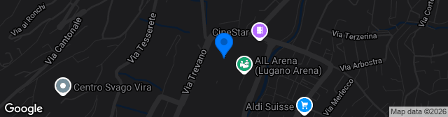 Map showing Stadio di Cornaredo