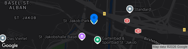Map showing St. Jakob-Park