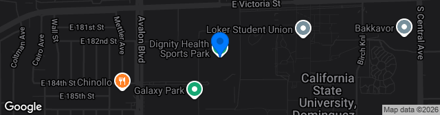 Map showing Dignity Health Sports Park