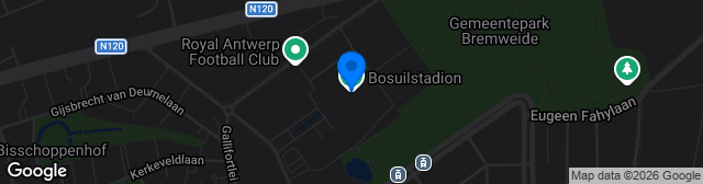 Map showing Bosuilstadion