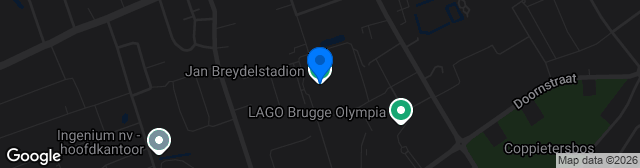 Map showing Jan Breydelstadion