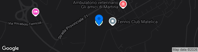 Map showing Centro Sportivo Giovanni Paolo II