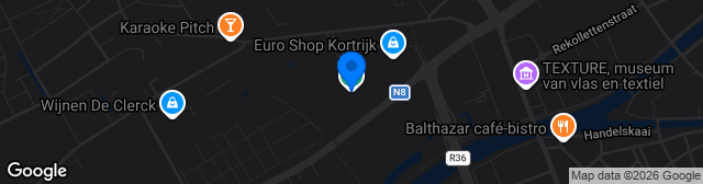 Map showing Guldensporenstadion