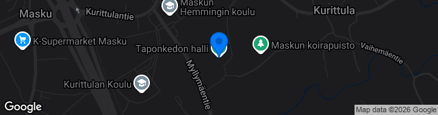 Map showing Masku Taponketo nurmi