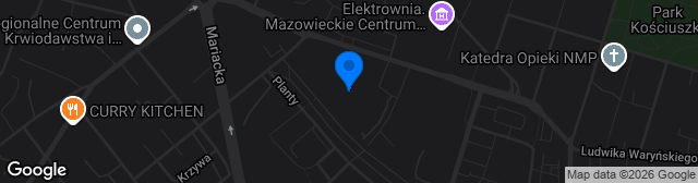 Map showing Stadion Lekkoatletyczno-Piłkarski im. Marszałka Józefa Piłsudskiego