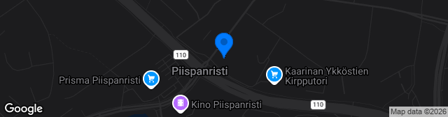 Map showing R.V. Group Areena Nurmi