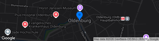Map showing Bevern Platz A