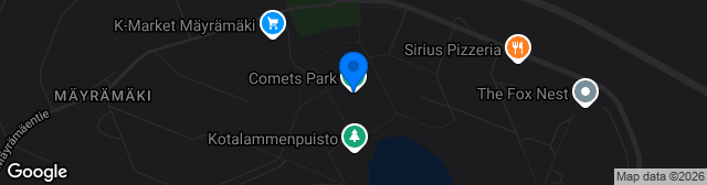 Map showing Comets Park