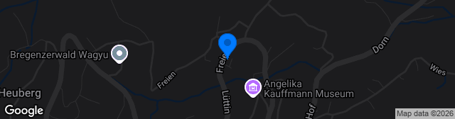 Map showing Auto GEMO Arena Bezau