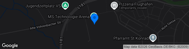 Map showing MS Technologie Arena