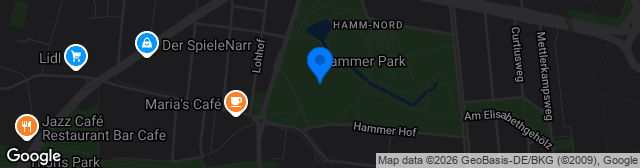 Map showing Hammer Park Stadion