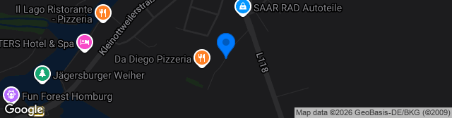 Map showing Alois-Omlor-Sportpark