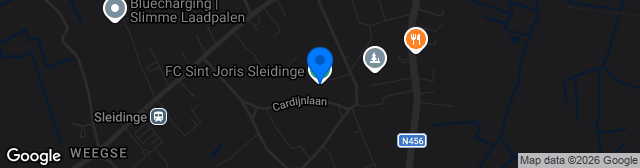 Map showing Terrein 1 Fc Sint Joris Sleidinge