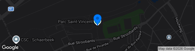 Map showing Parc Saint-Vincent