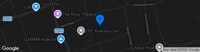 Map showing Weerstand Koersel Terrain 1