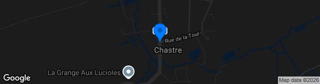 Map showing Terrein de Chastre