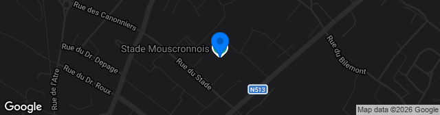 Map showing Stade Le Canonnier
