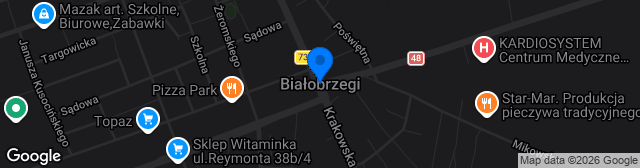Map showing Stadion Miejski