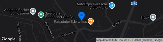 Map showing Sportplatz Steinbach