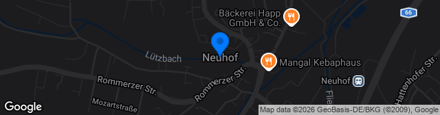 Map showing Sportverein Neuhof