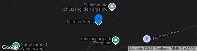 Map showing Gießerei-Arena Kunstrasen