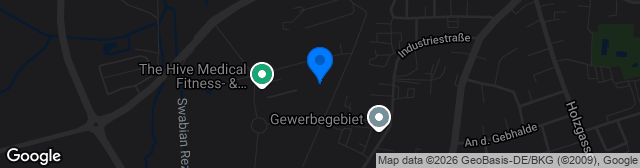 Map showing DOTLUX Fußballpark Weißenburg Platz 1