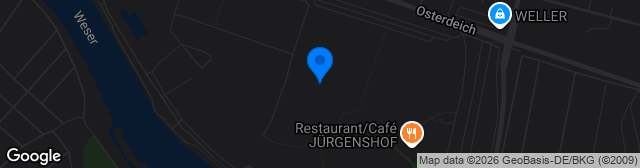Map showing Weserstadion Platz 13