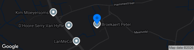 Map showing Klein Kouterken Terrain 1