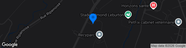 Map showing Terrain 1 Du Chalet