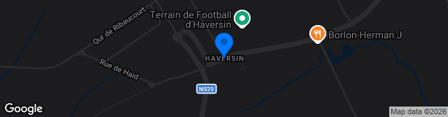 Map showing Terrain Football HAVERSIN