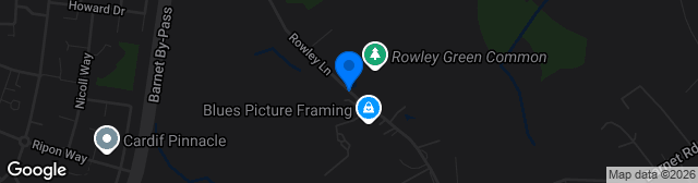 Map showing Rowley Lane