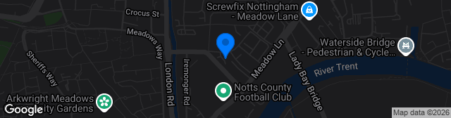 Map showing The Stag Ground