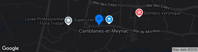 Map showing Stade de Camblanes-et-Meynac