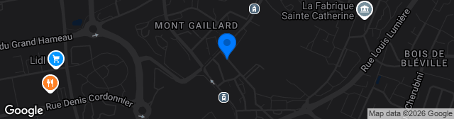 Map showing Stade Du Mont Gaillard