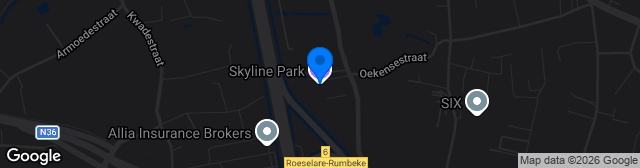 Map showing Skyline Arena