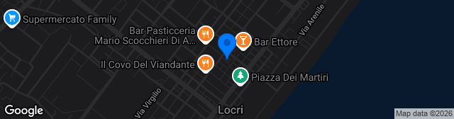Map showing Stadio Comunale Locri