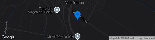 Map showing Estadio Municipal El Palomar
