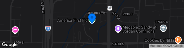 Map showing America First Field