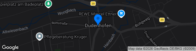 Map showing FV-Platz Dudenhofen