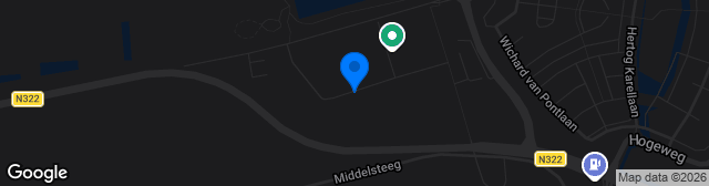 Map showing Sportpark De Watertoren