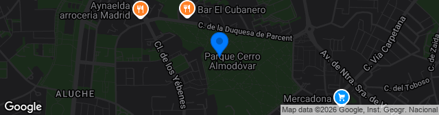 Map showing Estadio Eustasio Casallo