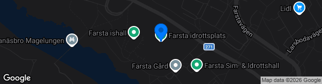 Map showing Farsta IP