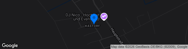 Map showing Rasenplat Kästorf A - Platz