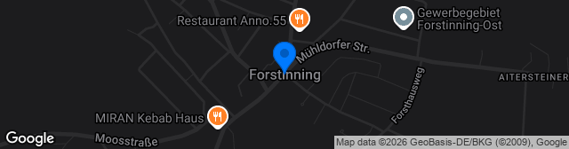 Map showing Sportpark Forstinning
