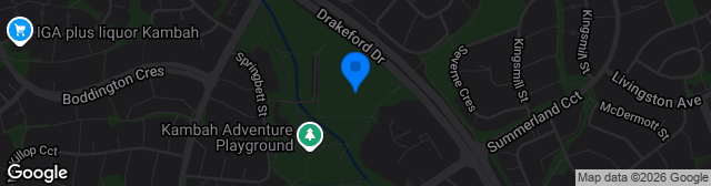 Map showing Kambah 2