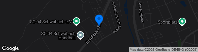Map showing Sportpark an der Nördlinger Straße