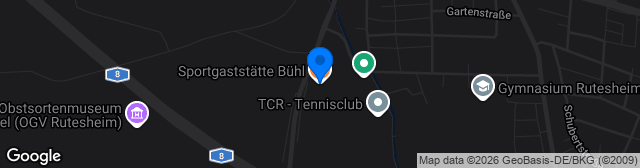 Map showing Stadion SKV Rutesheim